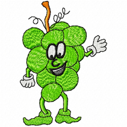 Funny Veggies Embroidery Design 5